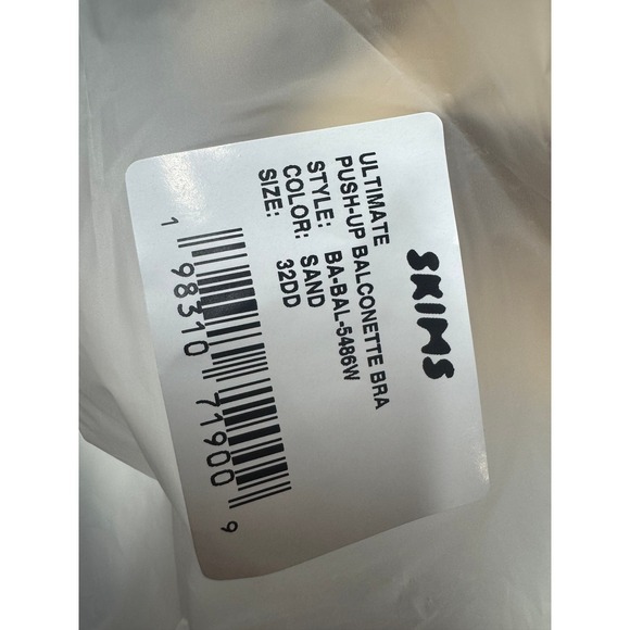 SKIMS NEW Womens Ultimate Push Up Sexy Clay Balconette Underwired Bra 32DD - Picture 6 of 6